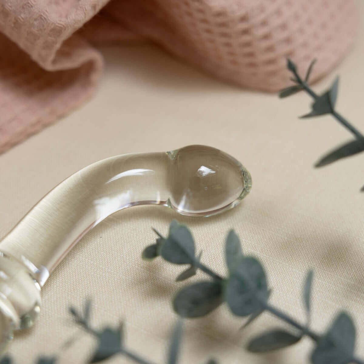 Tansy G-Curve Glass Dildo – 7” Dual-Ended Borosilicate Glass