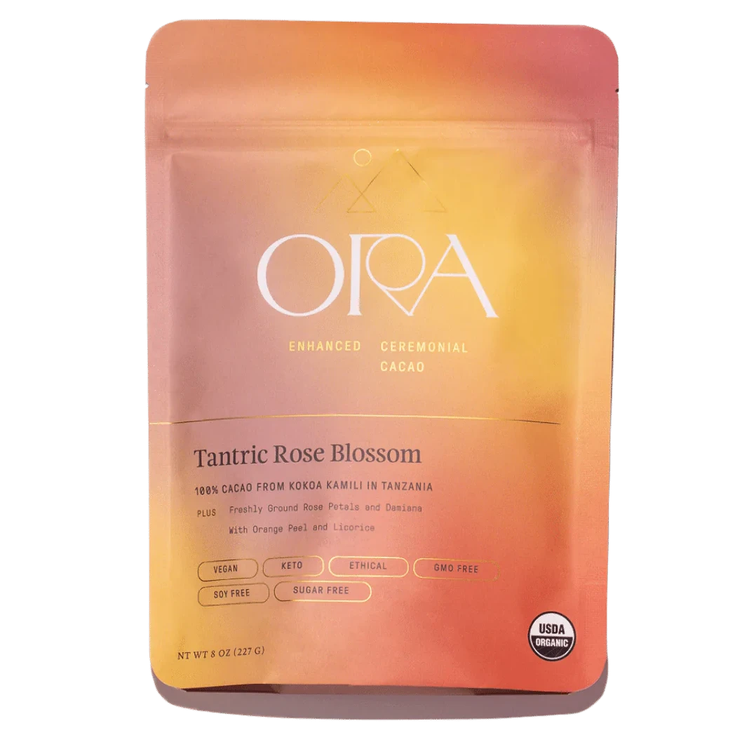 Tantric Rose Blossom - Enhanced 100% Pure Organic Ceremonial Cacao