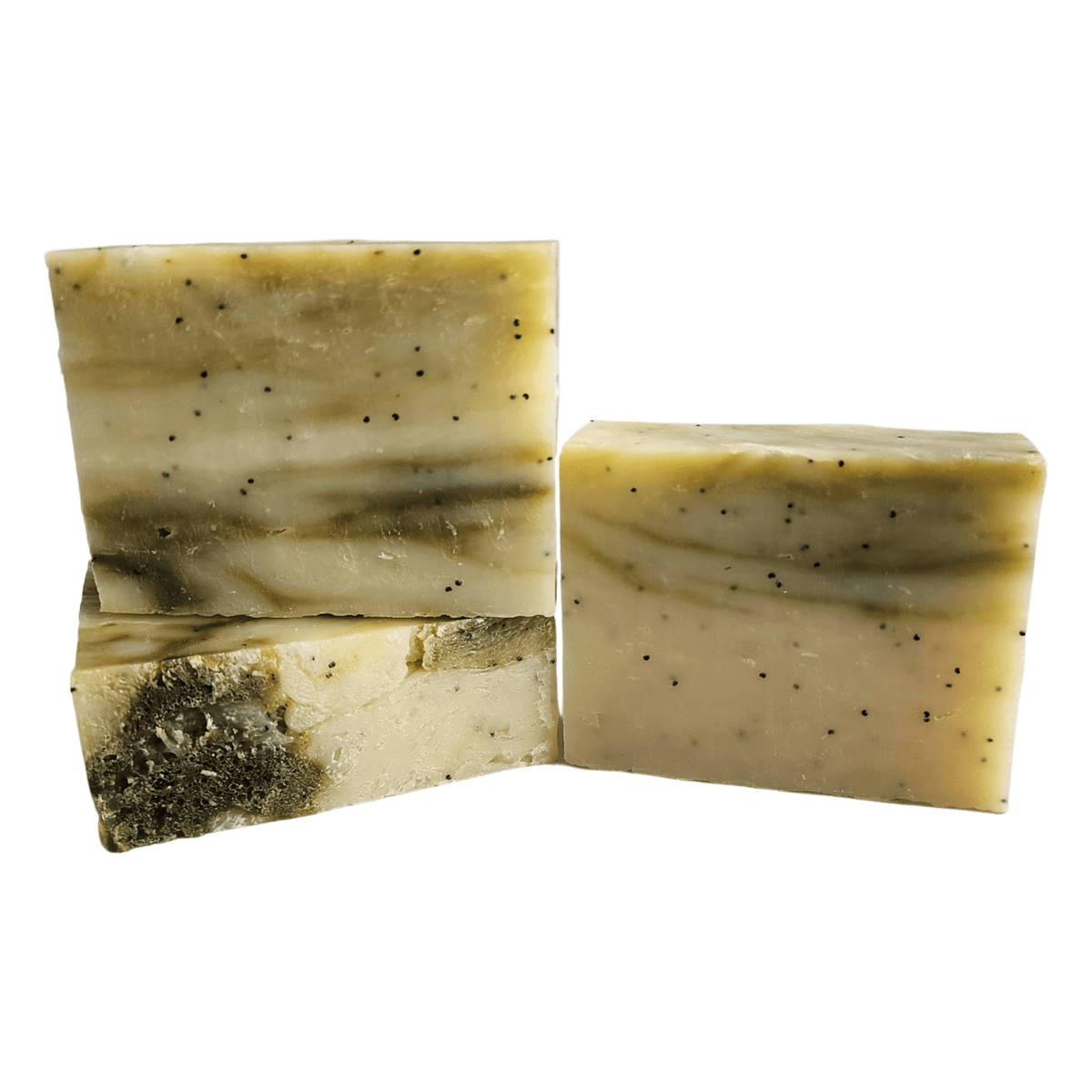 Tasmanian Seagrass Soap - Soap Boutique handcrafted bars with poppy seeds for exfoliation.