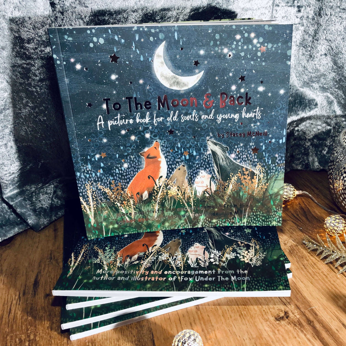 To The Moon & Back - Fox Under The Moon - 2 book cover showcasing the heartwarming artwork and themes of self-love.