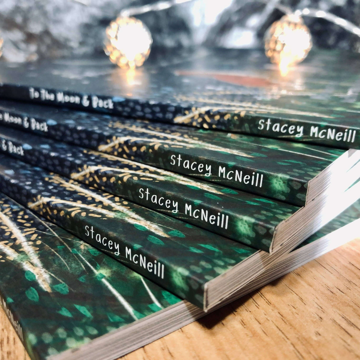 To The Moon & Back - Fox Under The Moon - 2 books stacked together by Stacey McNeill.