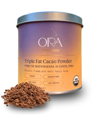 Triple Fat Cacao Powder – 100% Organic Cacao (340g) | Ora Cacao