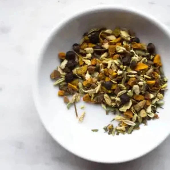 Turmeric Ginger Tonic – Organic Superfood Tea Blend (80g) | Lake & Oak Tea