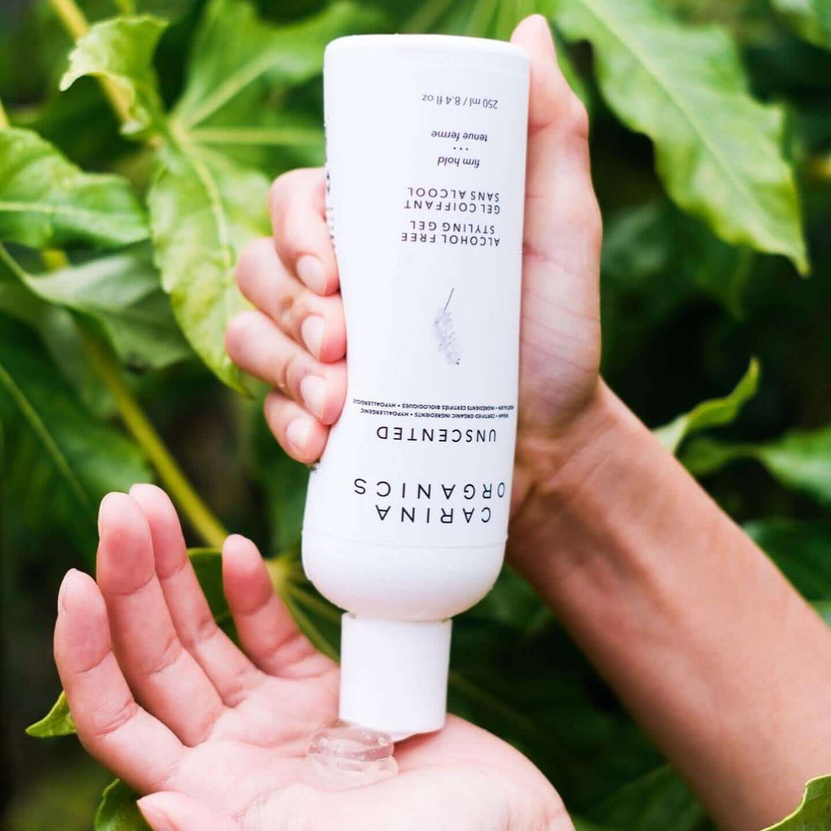 Unscented Alcohol-Free Styling Gel 250ml - Carina Organics