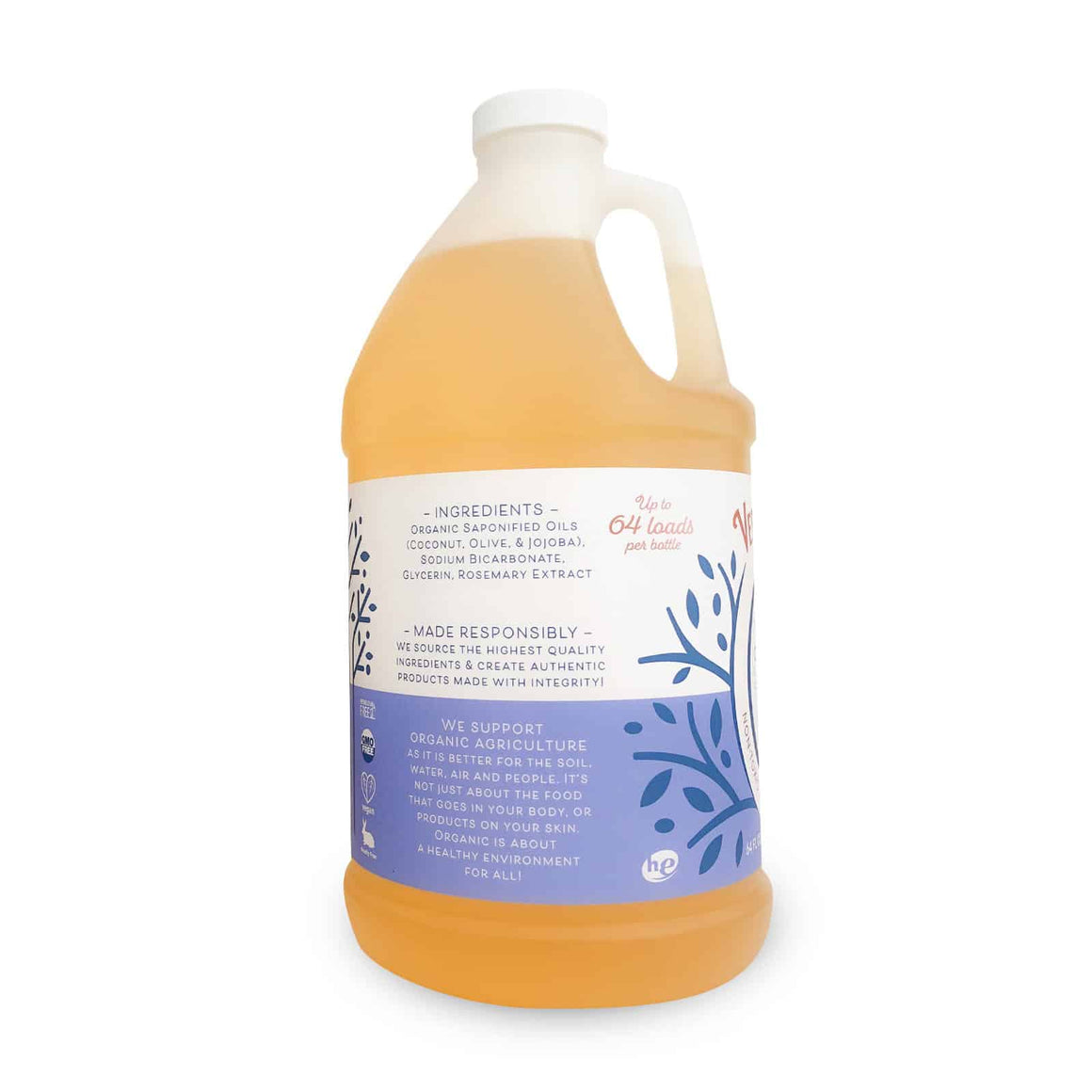 Simply Unscented Laundry Soap 64oz / 1.89 Litre - Vermont Soap