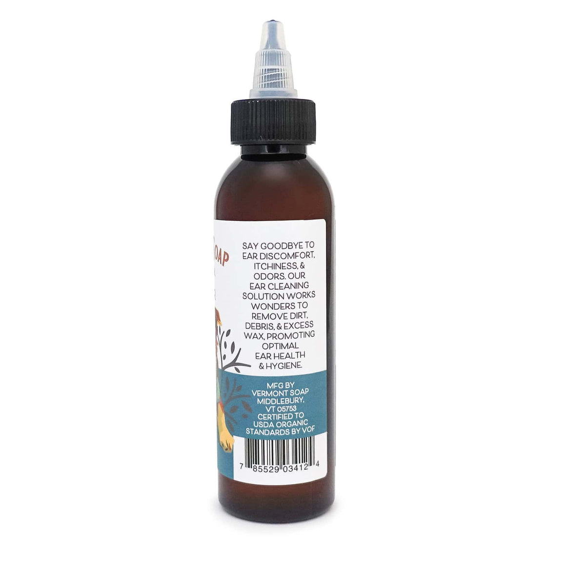 Pet Ear Cleaner 4oz - Vermont Soap