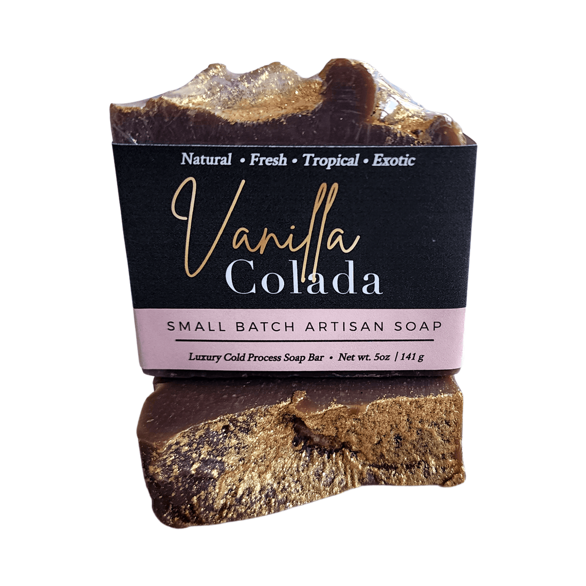 Vanilla Colada Soap Bar - Soap Boutique, artisan soap with tropical vanilla and coconut scent.