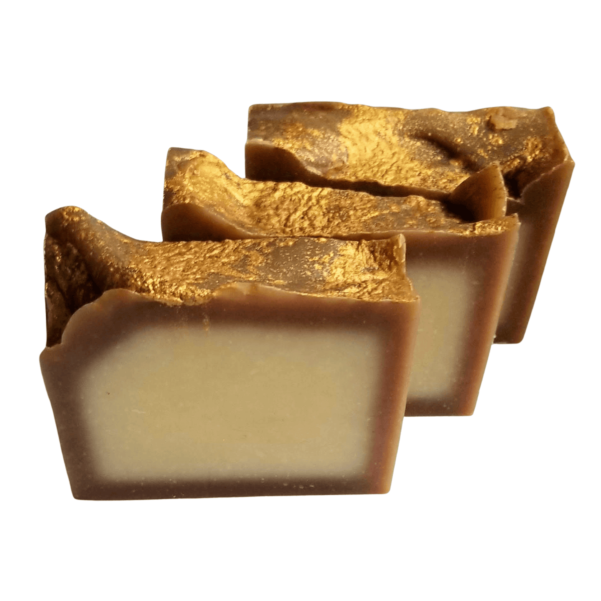 Vanilla Colada Soap Bar - Soap Boutique, handcrafted soap with a creamy texture and gold accents.