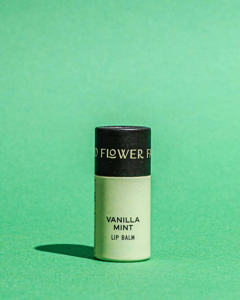Vanilla Mint Organic Lip Balm 0.30oz-Good Flower Farm