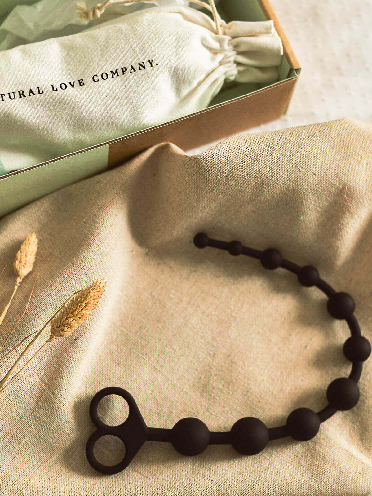 Vetiver | Length of Soft Silicone Anal Beads