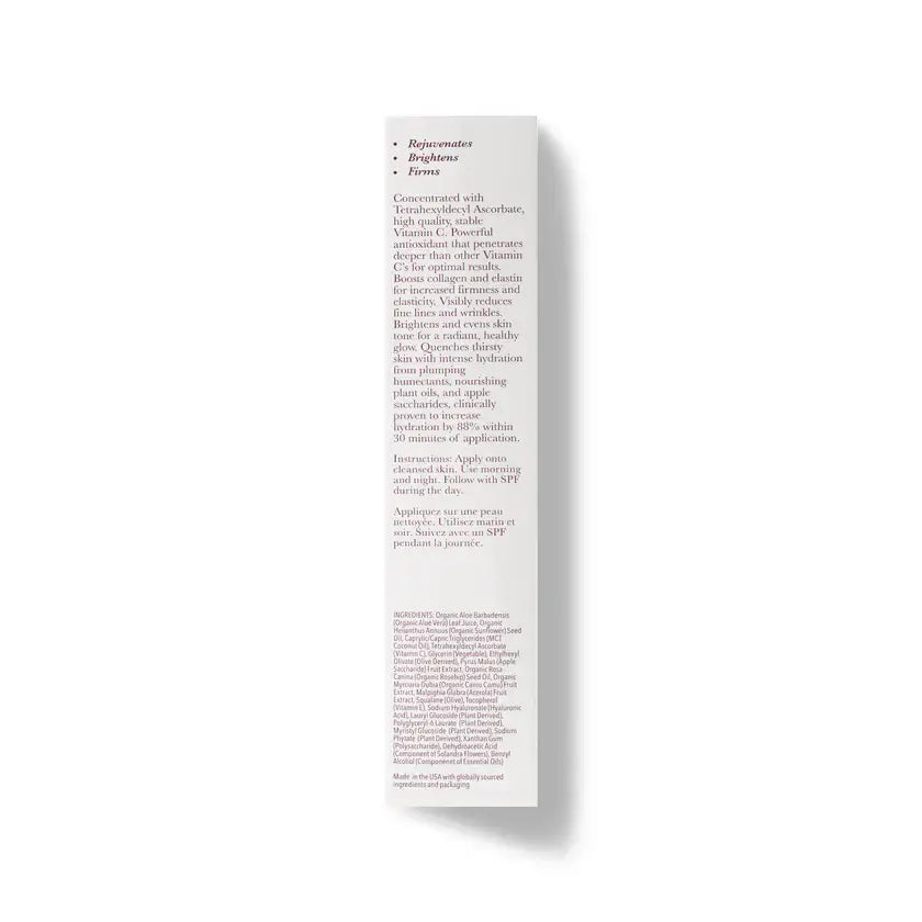 Product packaging with text on a white background