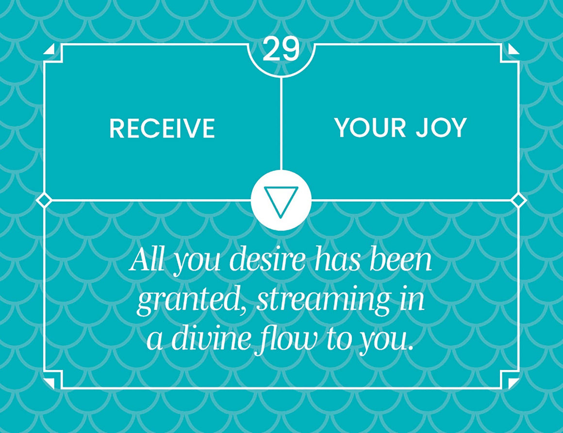Motivational quote on a teal background with decorative elements