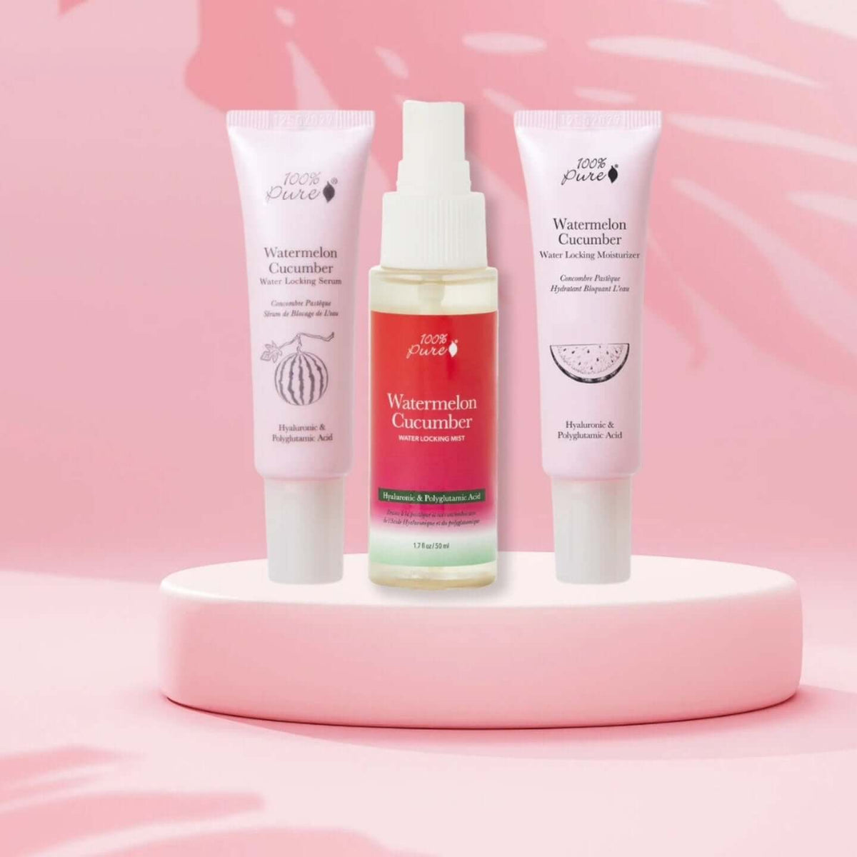 Watermelon + Cucumber Water Locking Moisturiser - 100% Pure