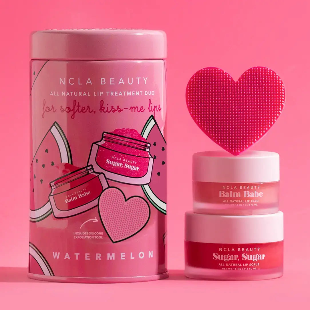Watermelon Lip Care Set + Lip Scrubber