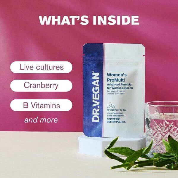 Women’s ProMulti with Probiotics DR.VEGAN 60 Capsules