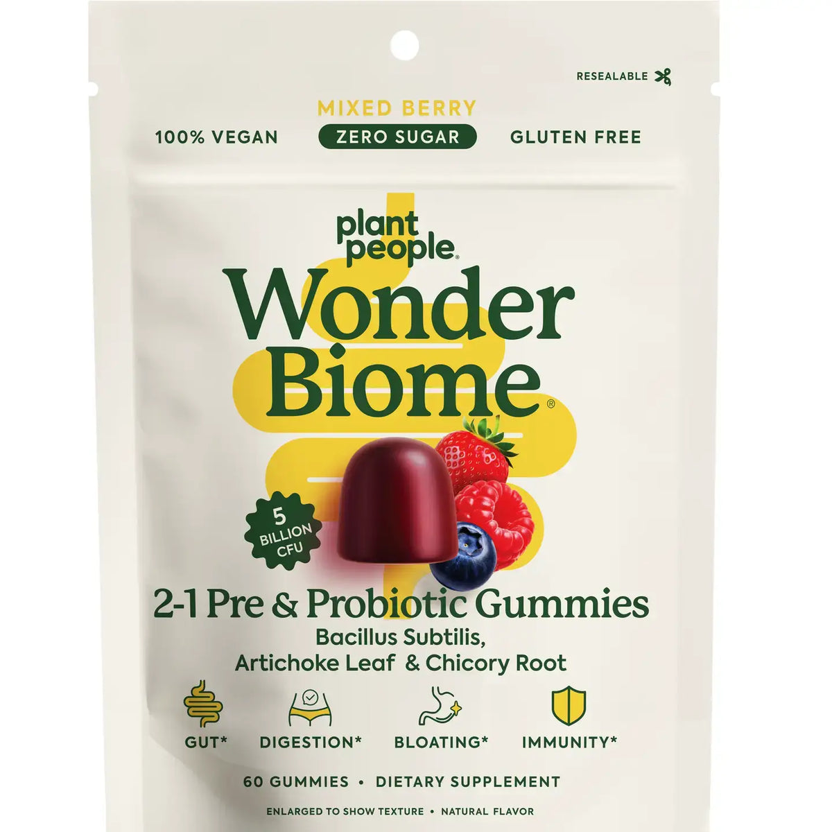 WonderBiome™ 2-in-1 Pre & Probiotic Gummies
