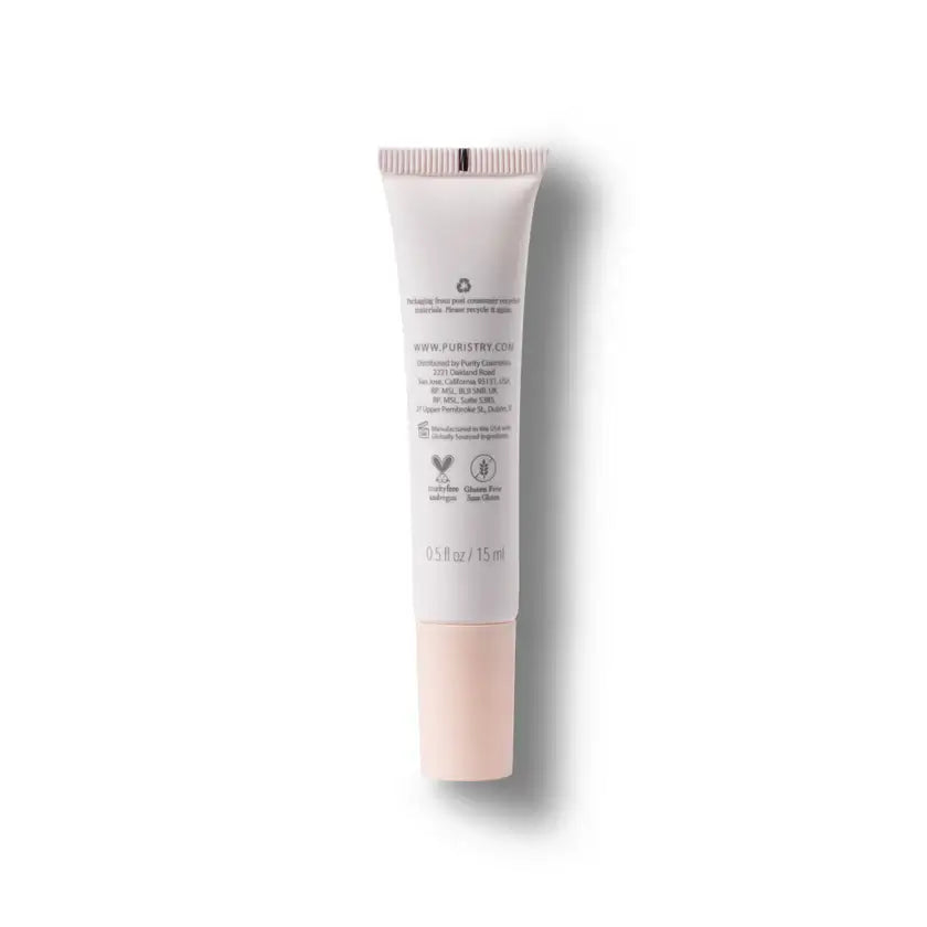 Skincare tube on a white background