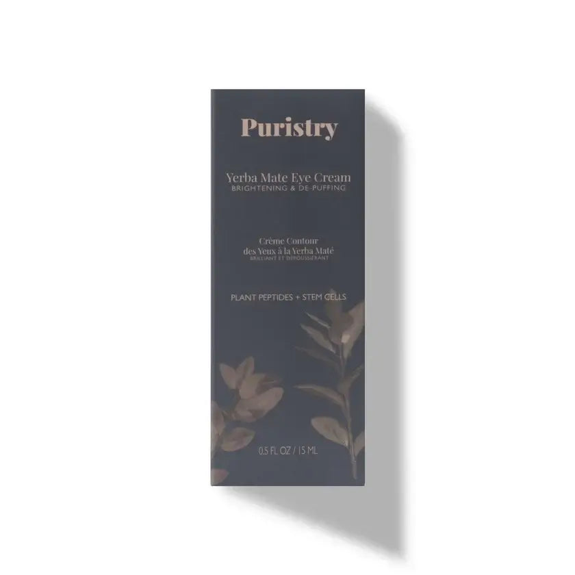 Puristry Yerba Mate Eye Cream box on a white background