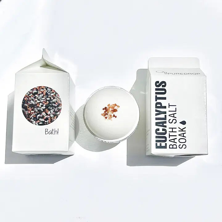 Eucalyptus Menthol Black Lava Bath Salt 453g-Pure Drop-Live in the Light Naturally Ltd