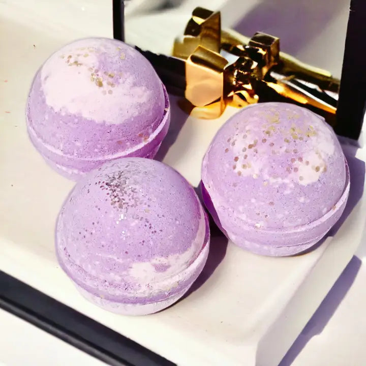 Luxury and Sweet Almond Large Bath Bomb - 8oz-Pure Drop-Live in the Light Naturally Ltd