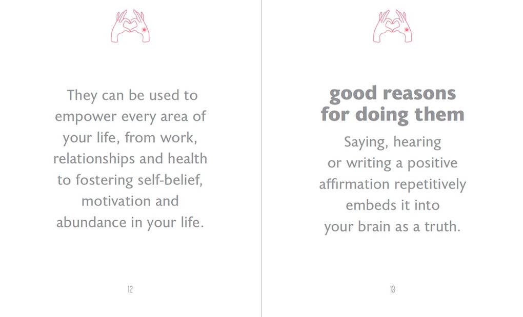 The Little Book of Affirmations by OH (Hardback)