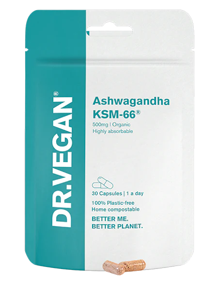 DR.VEGAN Ashwagandha KSM-66, 30 Capsules