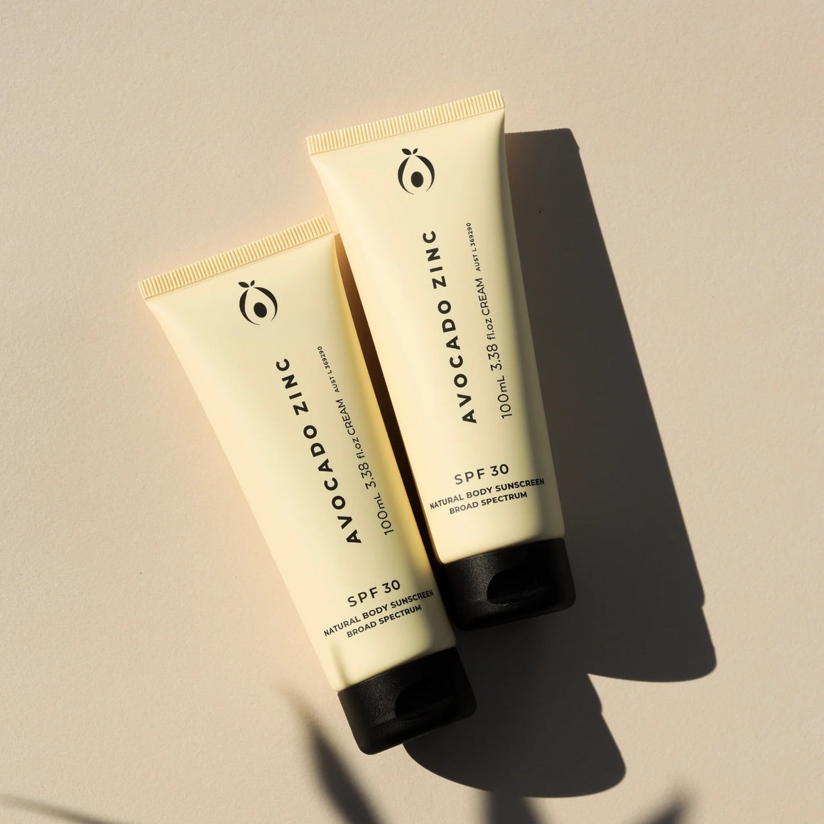 SPF 30 Natural Body Sunscreen - Avocado Zinc