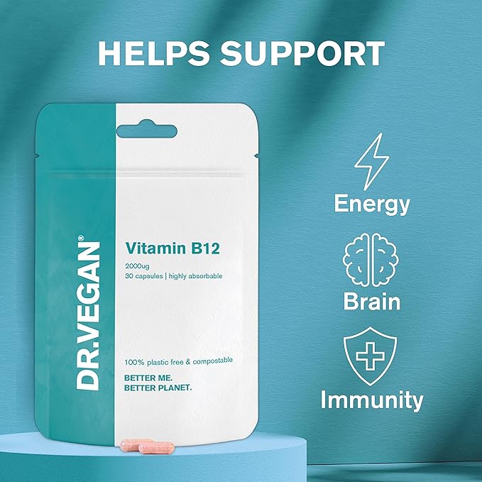 DR.VEGAN Vitamin B12 2000ug - 30 Capsules