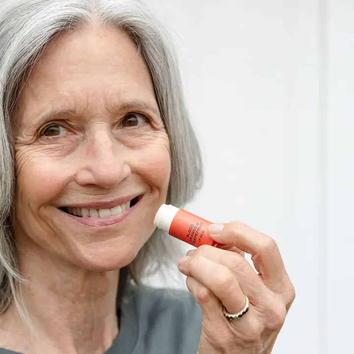 Blood Orange & Grapefruit Organic Lip Balm 0.30oz-Good Flower Farm
