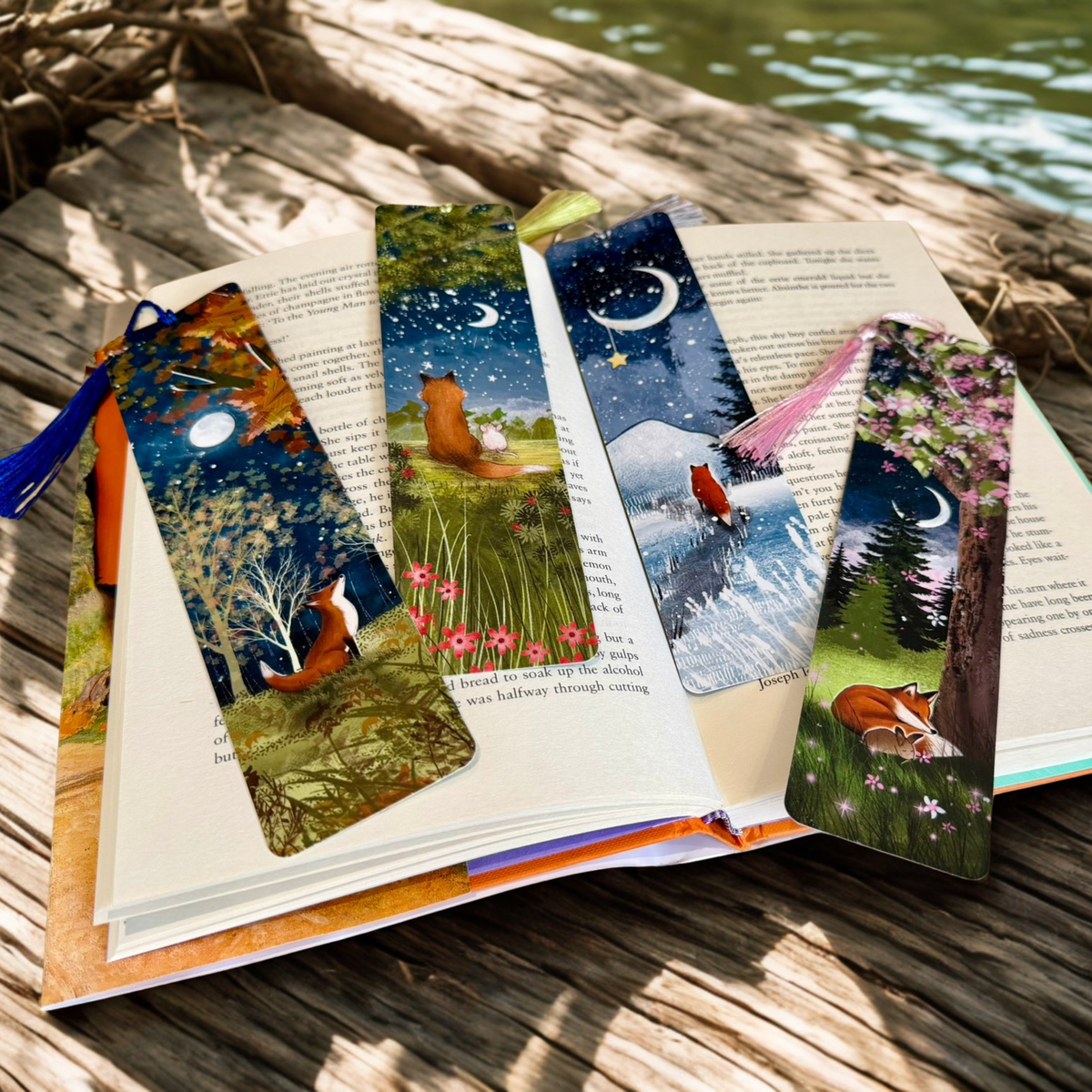 Bookmark with tassel: Trust The Path