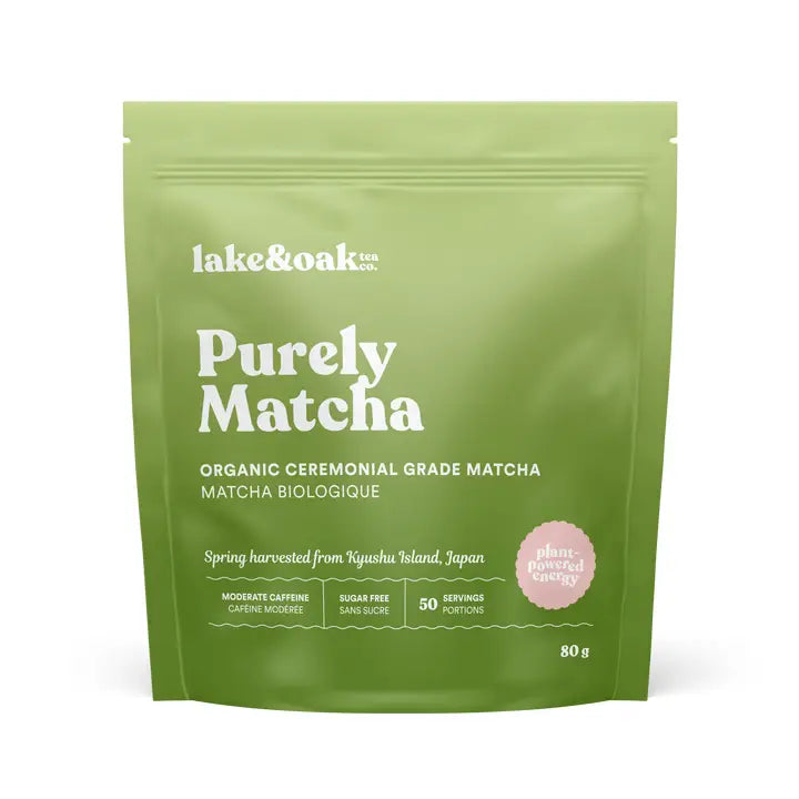 Purely Matcha - Organic Ceremonial Grade Matcha 136.08g-Lake Oak Tea