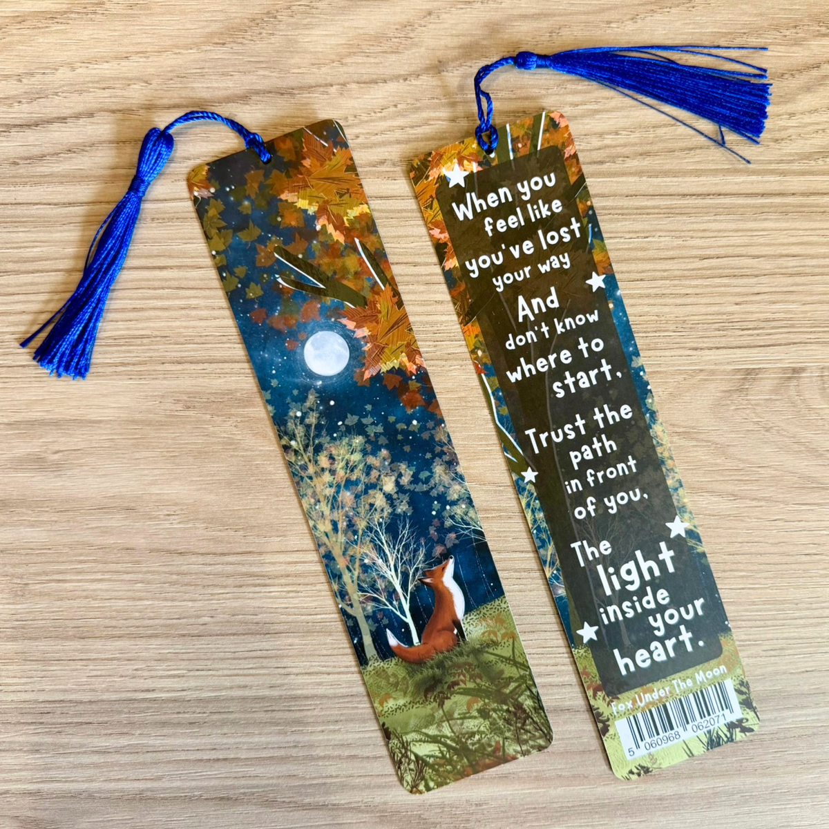 Bookmark with tassel: Trust The Path