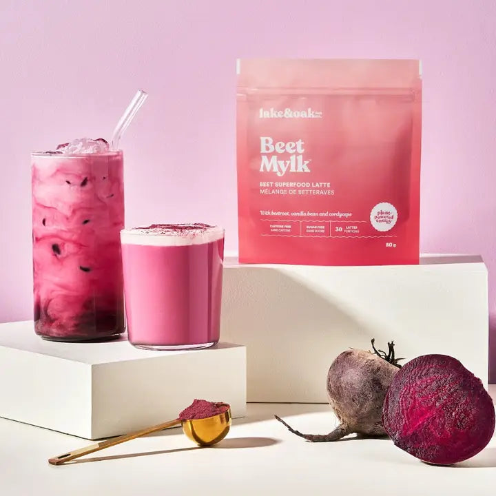 Beet Mylk - Superfood Latte Blend 226.8g-Lake Oak Tea