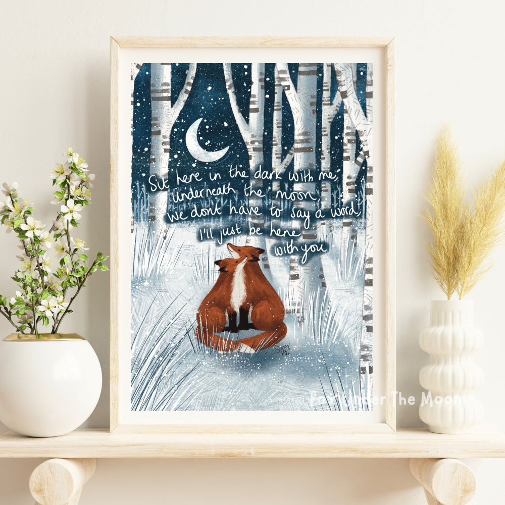 A4 Art Print - Sit With Me