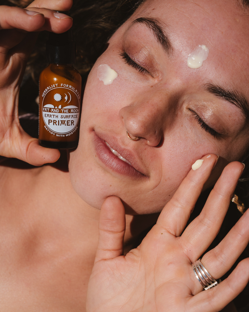 Earth Surface Primer applied to face