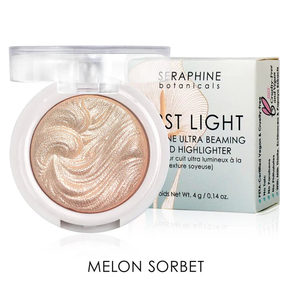 First Light - Superfine Ultra Beaming Baked Highlighter 4g-Seraphine Botanicals