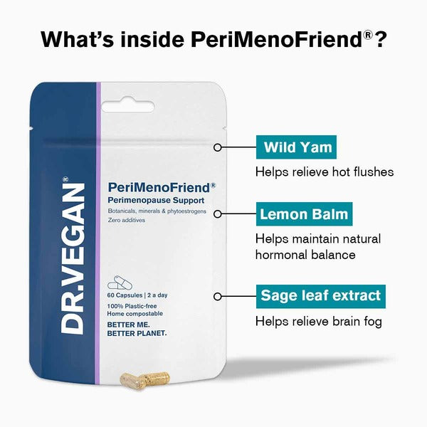 DR.VEGAN PeriMenoFriend® Perimenopause Relief - 60 capsules