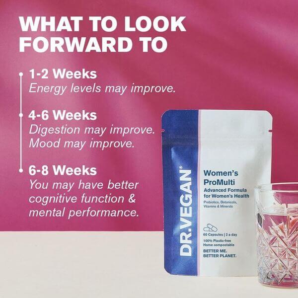 Women’s ProMulti with Probiotics DR.VEGAN 60 Capsules