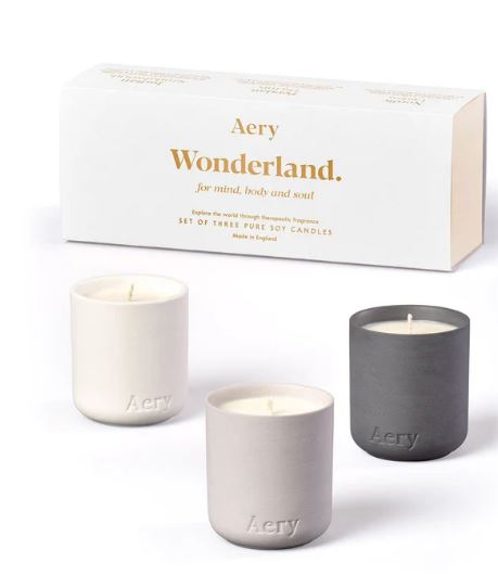 Wonderland Set Of Three Mini Candles