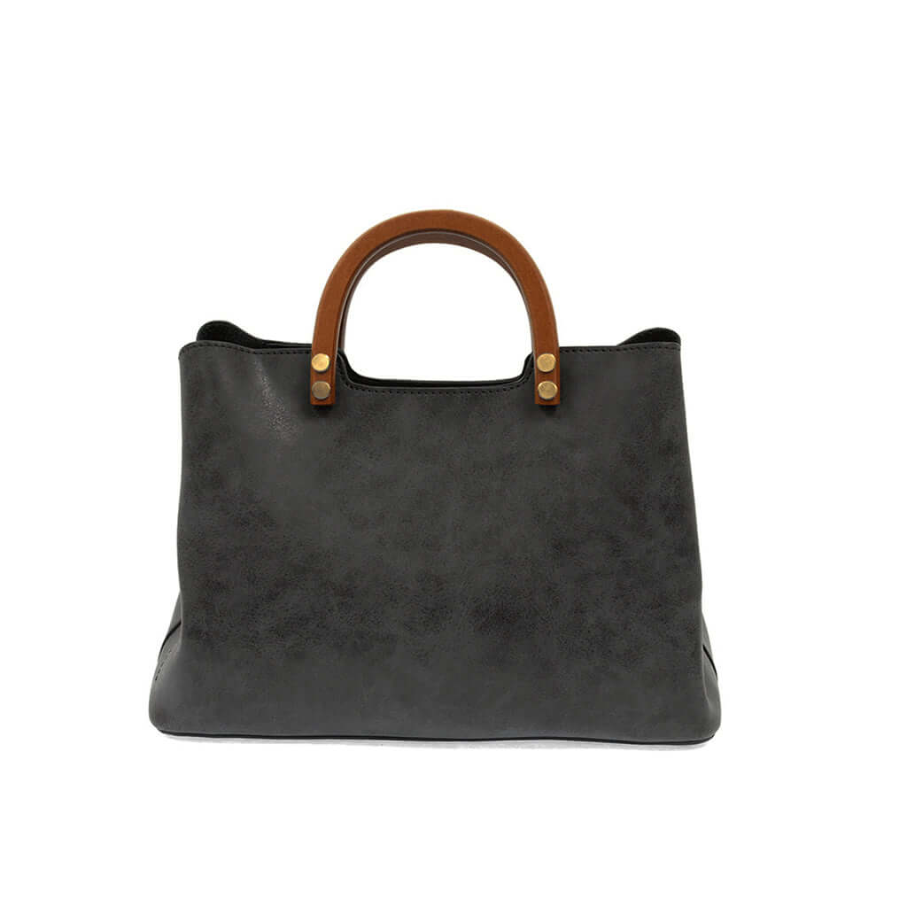 Angie Vintage Satchel - Black