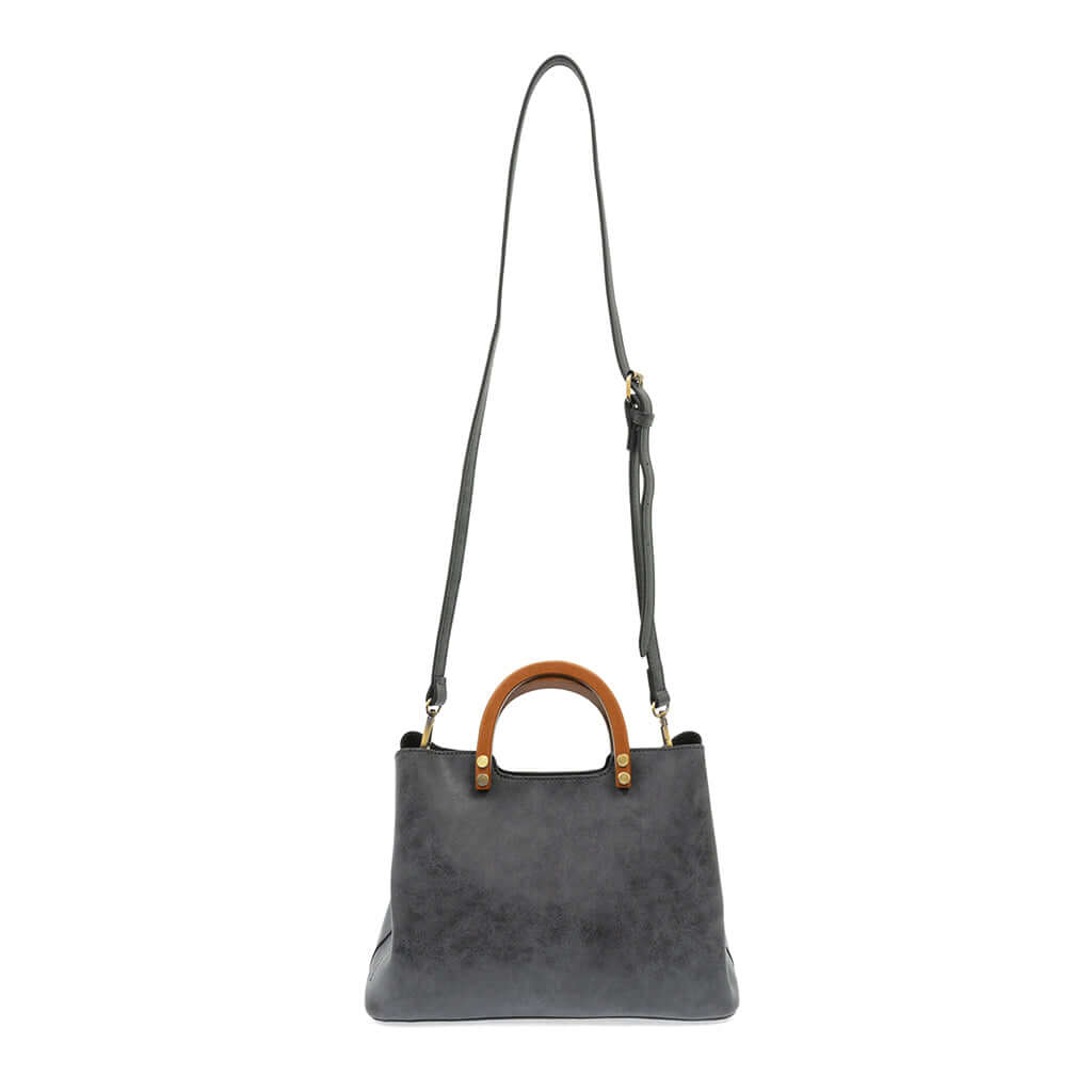 Angie Vintage Satchel - Black