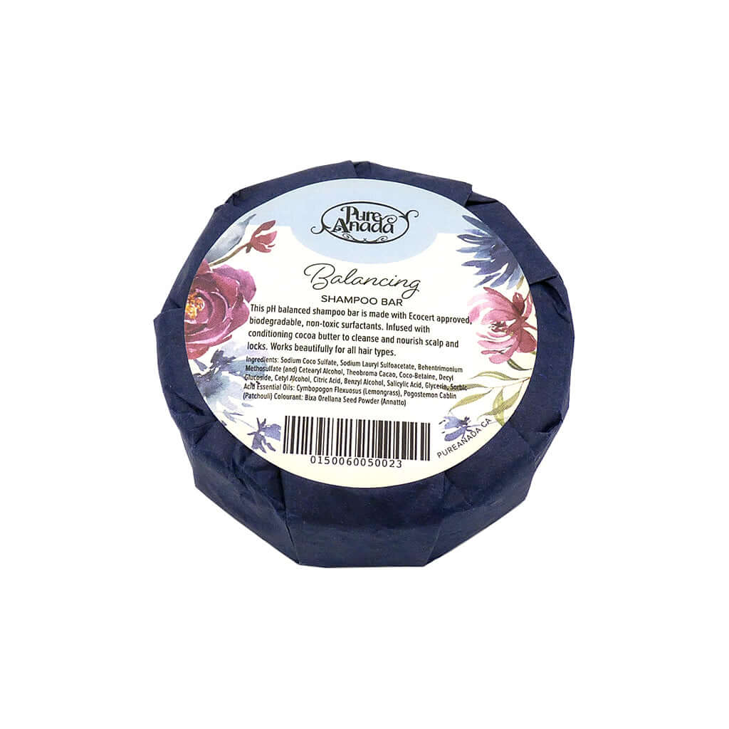 Balancing (Patchouli & Lemongrass) Natural Shampoo Bar - Pure Anada