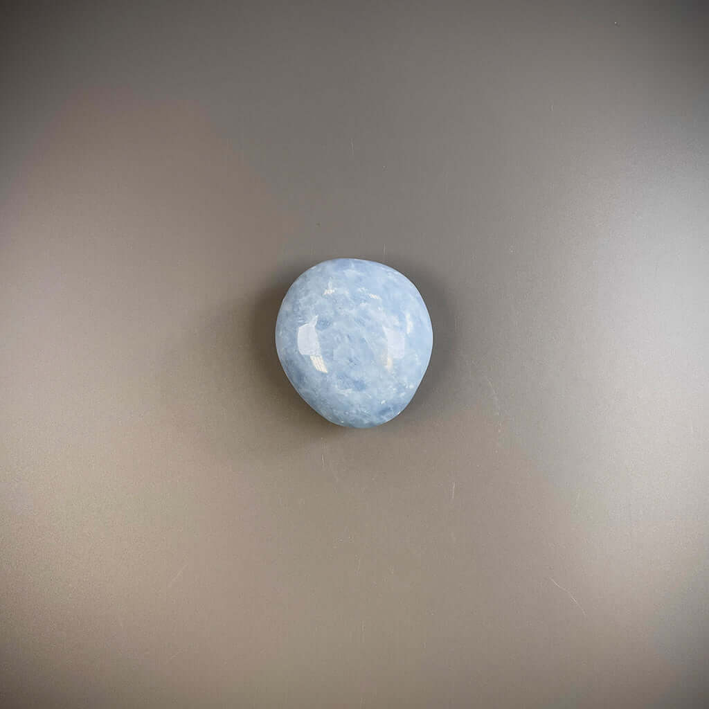 Blue Calcite Palm Stones