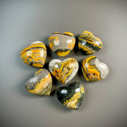Bumblebee Jasper Heart 4-5cms