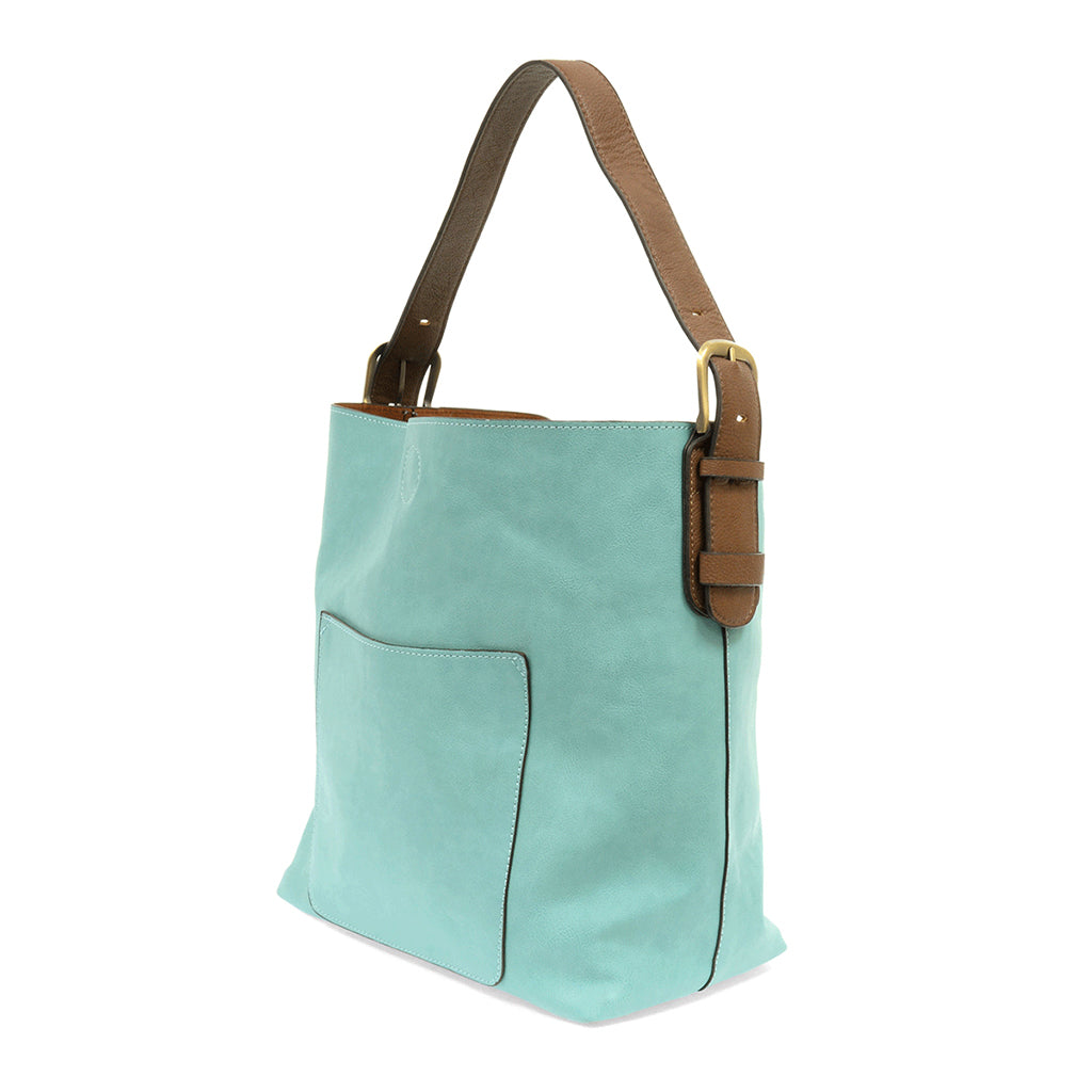 Classic Hobo handbag - Capris Turquoise-Live in the Light Naturally Ltd