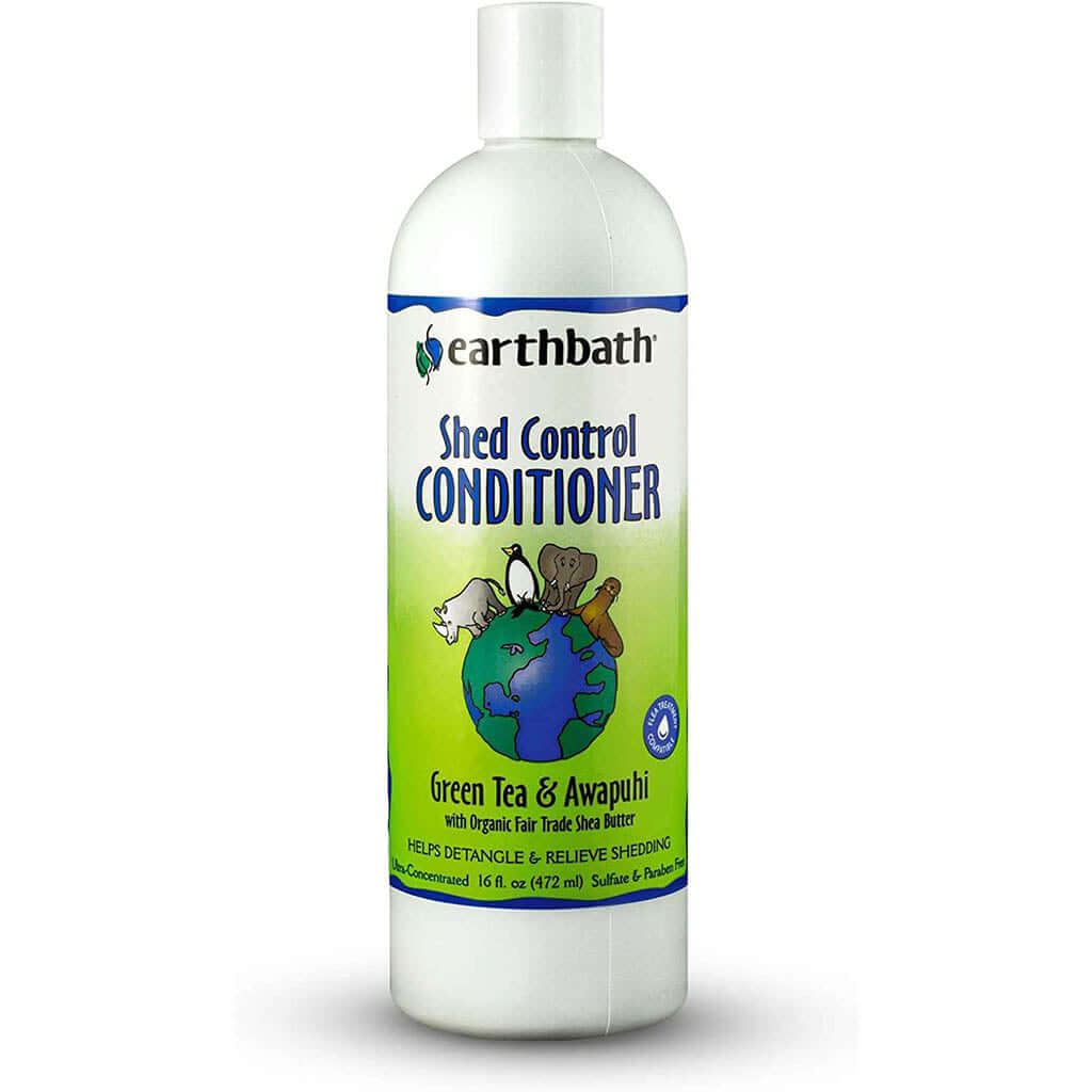 Dog Conditioner Earthbath Shed Control - Green Tea & Awapuhi 472ml
