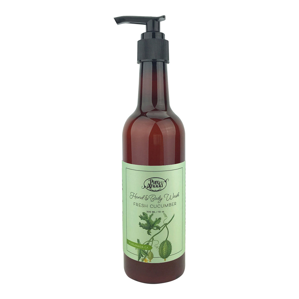 Fresh Cucumber Natural Hand & Body Wash 300ml - Pure Anada