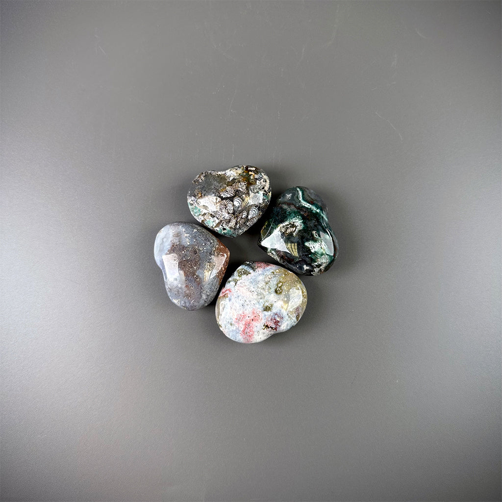 Ocean Jasper Hearts - Ethically Sourced