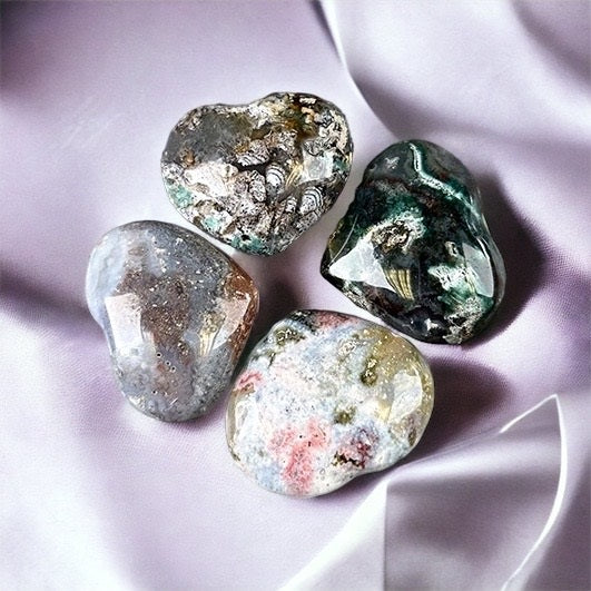 Ocean Jasper Hearts - Ethically Sourced