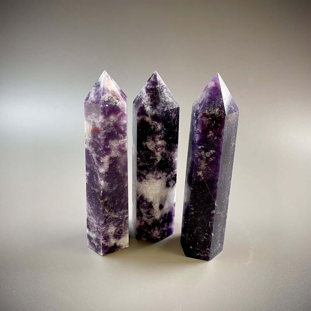 Lepidolite Crystal Tower – Stone of Calm & Transition (Madagascar)